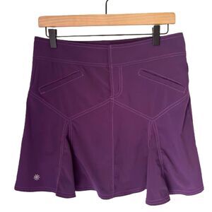ATHLETA Sports Activewear Woman 6 Purple Fitness Pocket Skirt